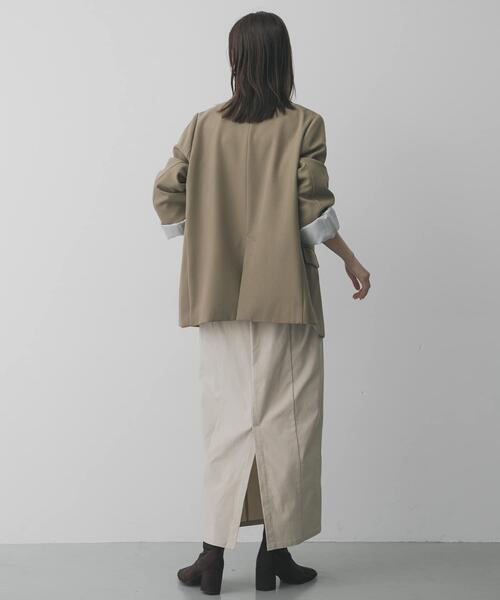 SENSE OF PLACE by URBAN RESEARCH（センスオブプレイスバイアーバンリサーチ）の「スクエアトウセンターシームストレッチブーツ（ブーツ・レディース・ブラック/ダークブラウン/ベージュ・SMALL/MEDIUM/LARGE）」の22枚目の写真