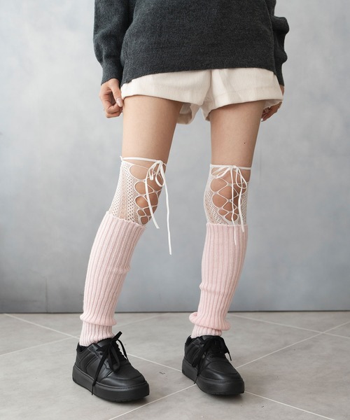セール】レース切り替え ソックス（ソックス/靴下）｜NinaetLina