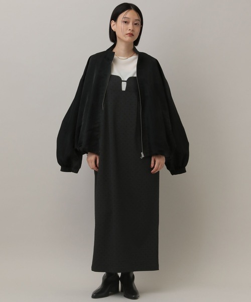 m*d様 今期 アパートバイローリーズ フロッキードットワンピース セール】フロッキードットキャミワンピース（ワンピース）｜A