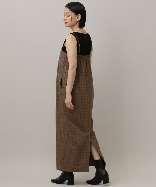 A part by（アパートバイ）の「フロッキードットキャミワンピース（ワンピース・レディース・ブラウン系その他2/グレー/ブラック・FREE）」の17枚目の写真