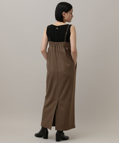 A part by（アパートバイ）の「フロッキードットキャミワンピース（ワンピース・レディース・ブラウン系その他2/グレー/ブラック・FREE）」の18枚目の写真