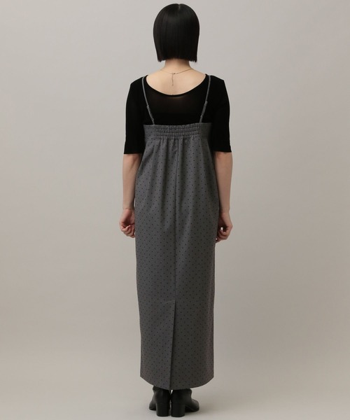 A part by（アパートバイ）の「フロッキードットキャミワンピース（ワンピース・レディース・ブラウン系その他2/グレー/ブラック・FREE）」の22枚目の写真