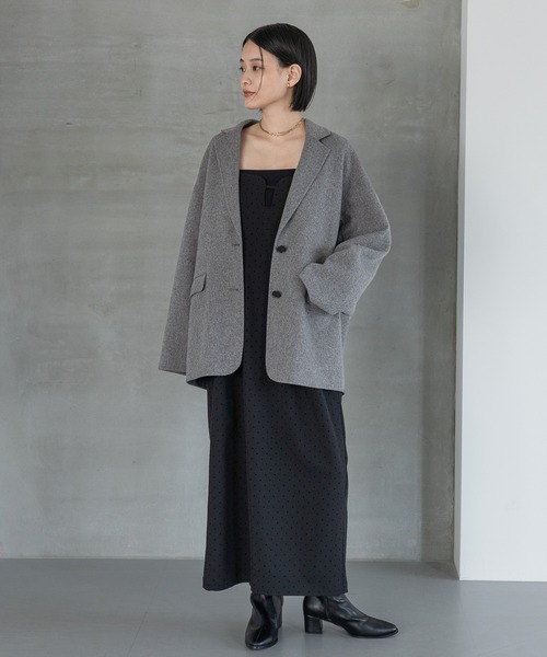 セール】フロッキードットキャミワンピース（ワンピース）｜A part by