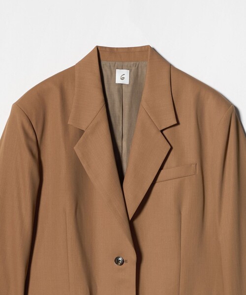 セール】＜6(ROKU)＞W/N ビッグ ロング ジャケット（テーラード