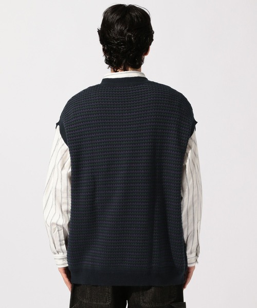 nägonstans べスト nagonstans(ナゴンスタンス)｜Softタフタ ダウンベスト/Sand の