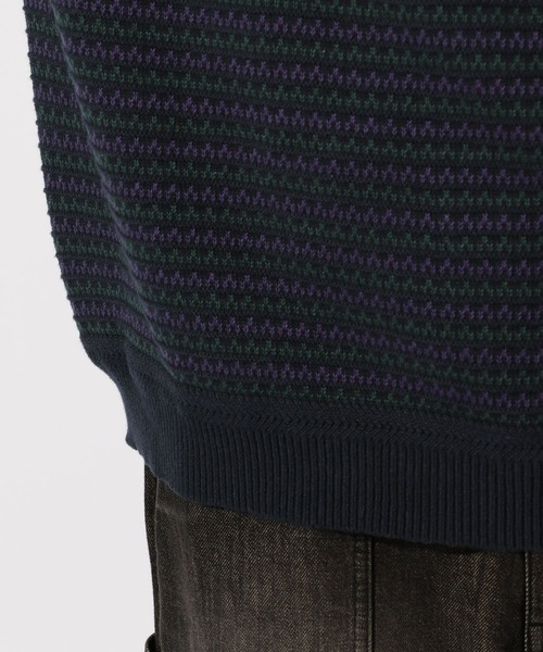 niko and...（ニコアンド）の「ジャガードニットベスト（ベスト・メンズ・ネイビー/アイボリー/グレー・LARGE/MEDIUM）」の7枚目の写真