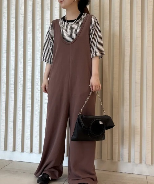 ROSE BUD(ローズバッド)の「SHEER STRIPE S/S TOP(Tシャツ/カットソー・レディース・ホワイト/ピンク/ブラック・ONE SIZE)」の11枚目の写真