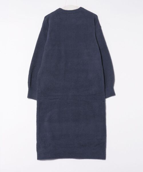 【新品】ジェラートピケ　シーズージャガードワンピース　ネイビー シーズ―ジャガードワンピース（ルームウェア/パジャマ）｜gelato