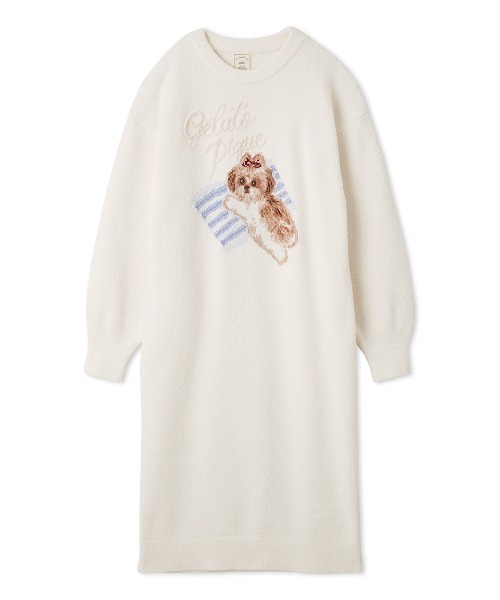 gelato pique シーズージャガードワンピース　タグ付き新品未使用♡ セール】シーズ―ジャガードワンピース（ルームウェア/パジャマ