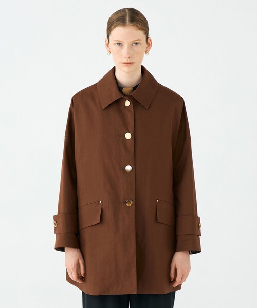 別注】MACKINTOSH HUMBIE MIDI RAINTACK コート（ステンカラーコート