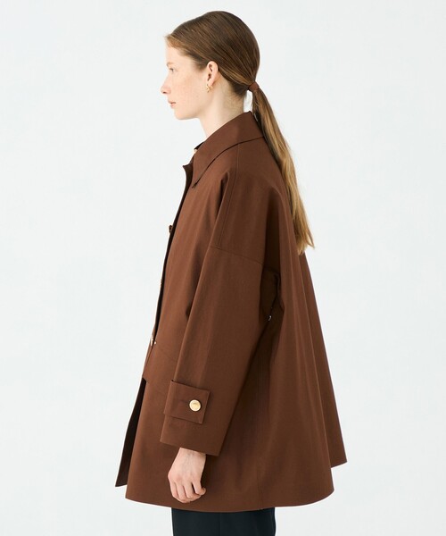Mackintosh(マッキントッシュ)の「【別注】MACKINTOSH HUMBIE MIDI RAINTACK コート(ステンカラーコート・レディース・ブラウン系その他/ブラック系その他・8)」の5枚目の写真