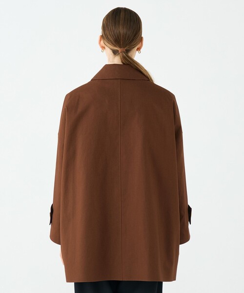 Mackintosh(マッキントッシュ)の「【別注】MACKINTOSH HUMBIE MIDI RAINTACK コート(ステンカラーコート・レディース・ブラウン系その他/ブラック系その他・8)」の6枚目の写真