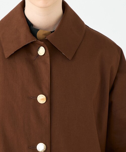 Mackintosh(マッキントッシュ)の「【別注】MACKINTOSH HUMBIE MIDI RAINTACK コート(ステンカラーコート・レディース・ブラウン系その他/ブラック系その他・8)」の8枚目の写真