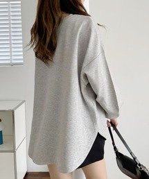 A.D.C.L. | オーバーサイズ ロングスリーブ Tシャツ（カラーバリエーション）(Tシャツ/カットソー)