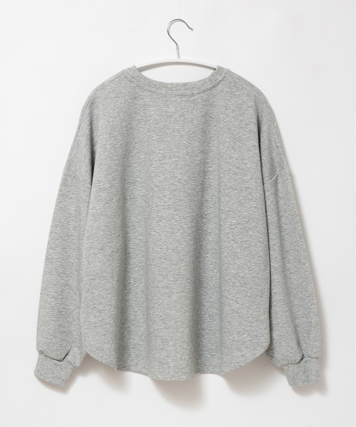 A.D.C.L.(エーディーシーエル)の「オーバーサイズ ロングスリーブ Tシャツ(カラーバリエーション)(Tシャツ/カットソー・レディース・ピンク/ベージュ系/グリーン/ブラック/イエロー/アイボリー・L/M)」の10枚目の写真