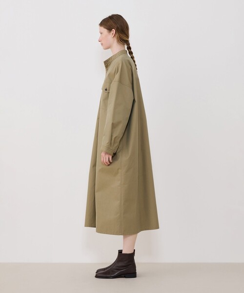 GALERIE VIE（ギャルリー ヴィー）の「クラシカルギャバジン シャツワンピース（シャツワンピース・レディース・カーキ・FREE）」の4枚目の写真