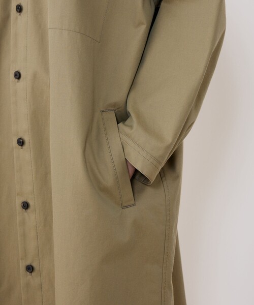 GALERIE VIE（ギャルリー ヴィー）の「クラシカルギャバジン シャツワンピース（シャツワンピース・レディース・カーキ・FREE）」の8枚目の写真