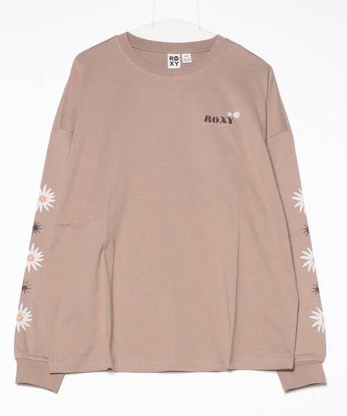 ROXY（ロキシー）の「ロキシー ROXY BELLIS L/S TEE（Tシャツ/カットソー・レディース・ホワイト/ベージュ・S/M/L）」の2枚目の写真