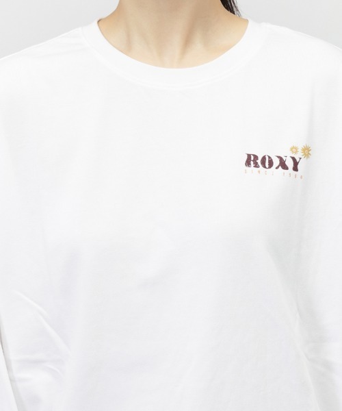 ROXY（ロキシー）の「ロキシー ROXY BELLIS L/S TEE（Tシャツ/カットソー・レディース・ホワイト/ベージュ・S/M/L）」の3枚目の写真