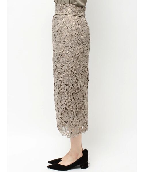 TONAL（トーナル）の「エンブロイダリーレースタイトスカート（スカート・レディース・ミント/モカ/アイボリー・SMALL/MEDIUM）」の13枚目の写真