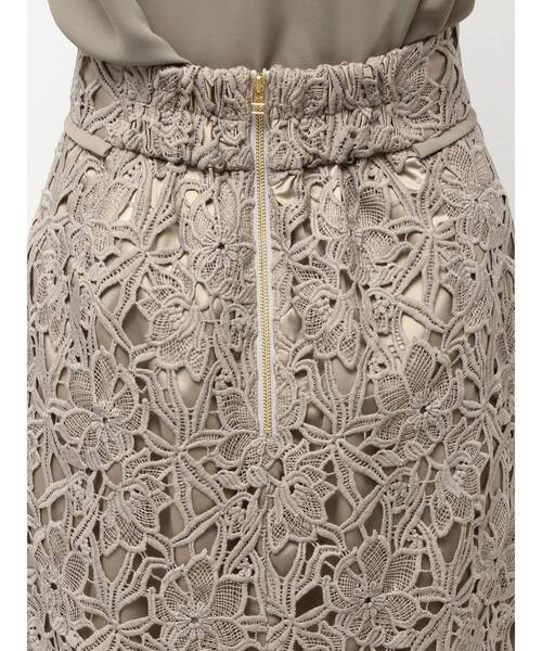 TONAL（トーナル）の「エンブロイダリーレースタイトスカート（スカート・レディース・ミント/モカ/アイボリー・SMALL/MEDIUM）」の15枚目の写真