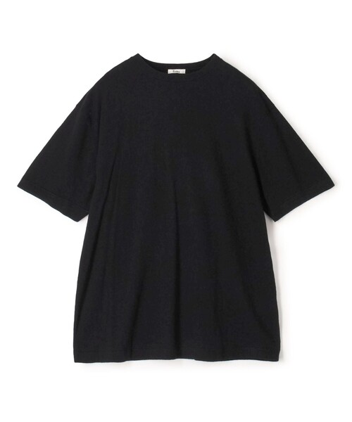 EDITION(エディション)の「コットンカシミヤ ハーフスリーブニット(ニット/セーター・メンズ・ホワイト/グレー/ブラック・L/M/S)」の1枚目の写真