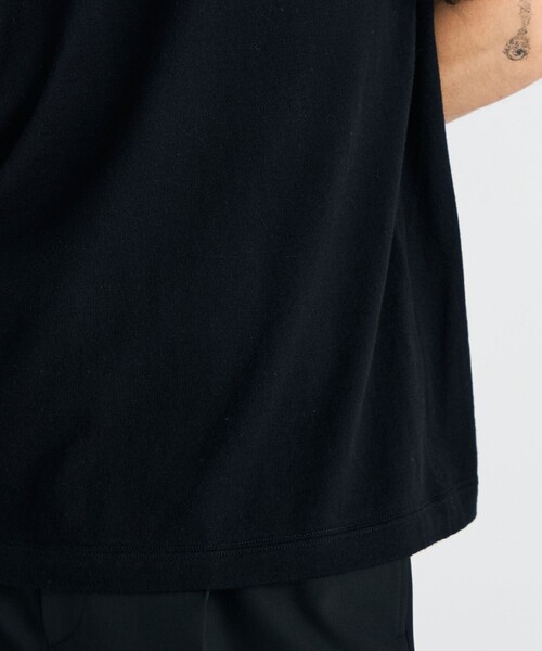 EDITION(エディション)の「コットンカシミヤ ハーフスリーブニット(ニット/セーター・メンズ・ホワイト/グレー/ブラック・L/M/S)」の10枚目の写真