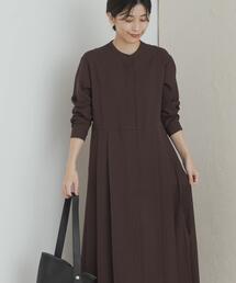 URBAN RESEARCH DOORS（アーバンリサーチドアーズ）の「『一部WEB限定カラー』『UR TECH SMOOTHLUXE』サイドプリーツ切替ワンピース（ワンピース）」