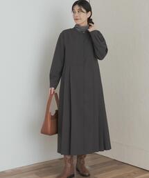 URBAN RESEARCH DOORS | 『一部WEB限定カラー』『UR TECH SMOOTHLUXE』サイドプリーツ切替ワンピース(ワンピース)