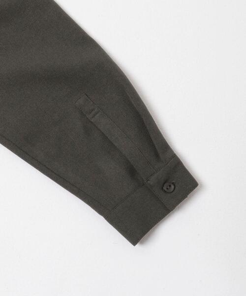 URBAN RESEARCH DOORS（アーバンリサーチドアーズ）の「『一部WEB限定カラー』『UR TECH SMOOTHLUXE』サイドプリーツ切替ワンピース（ワンピース・レディース・チャコールグレー/ピンク/ブラウン/グリーン・MEDIUM/SMALL）」の12枚目の写真