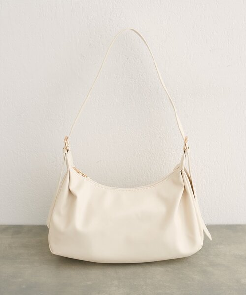 natural couture(ナチュラルクチュール)の「ショルダー2本付スムースショルダー(ショルダーバッグ・レディース・ブラウン/アイボリー/ブラック・FREE)」の8枚目の写真