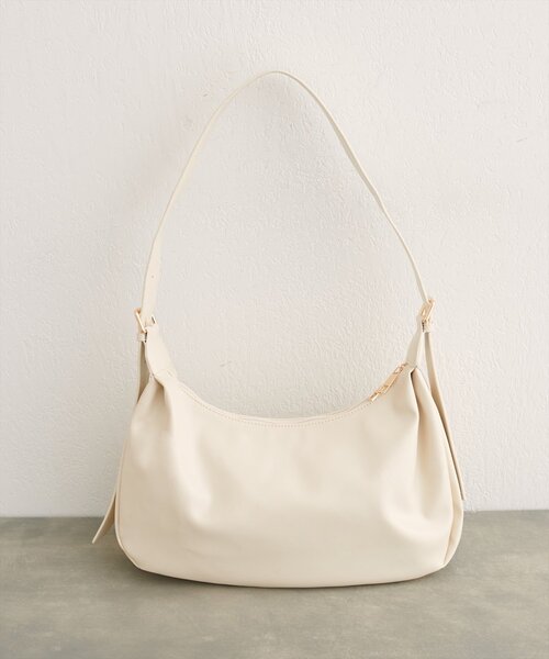 natural couture(ナチュラルクチュール)の「ショルダー2本付スムースショルダー(ショルダーバッグ・レディース・ブラウン/アイボリー/ブラック・FREE)」の10枚目の写真