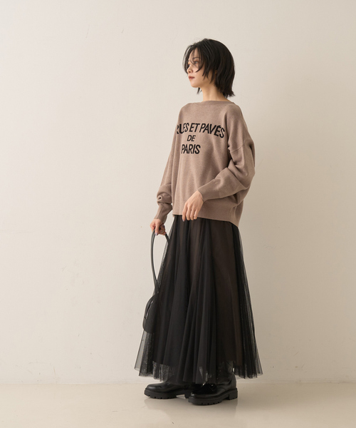 セール】【2025AW新作】【ロングセラー】チュールマチフレアスカート