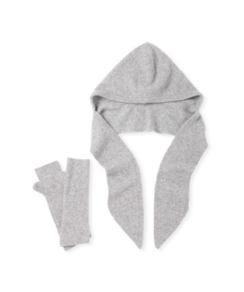 BASOLマフラーニットキャップ＆アームウォーマー（マフラー）｜ADAM ET