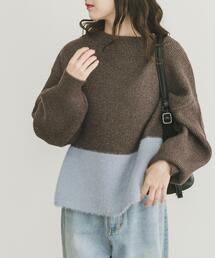 ITEMS URBANRESEARCH | フェザードッキングニット(ニット/セーター)