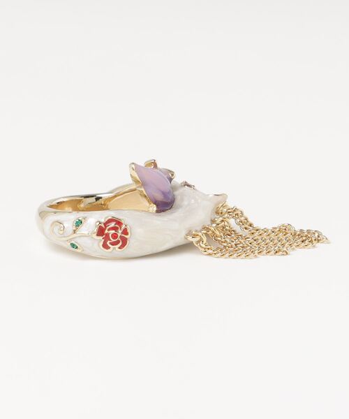 ANNA SUI（アナスイ）の「ユニコーンモチーフ リング（リング・レディース・ホワイト・LL/L）」の6枚目の写真