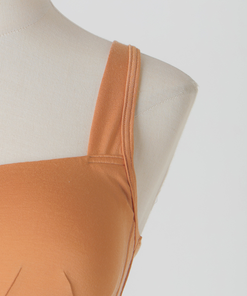 CALM】ハーフトップブラ（テラコッタ）（ブラジャー）｜EMILY WEEK