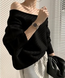 FAVORITO（ファヴォリート）の「オフショルダーセーター（ニット/セーター）」