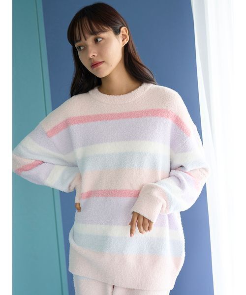 ベビモコカラフルボーダープルオーバー&ベビモコカラフルロングパンツ gelato pique｜ベビモコカラフルボーダーロングパンツ | Rakuten