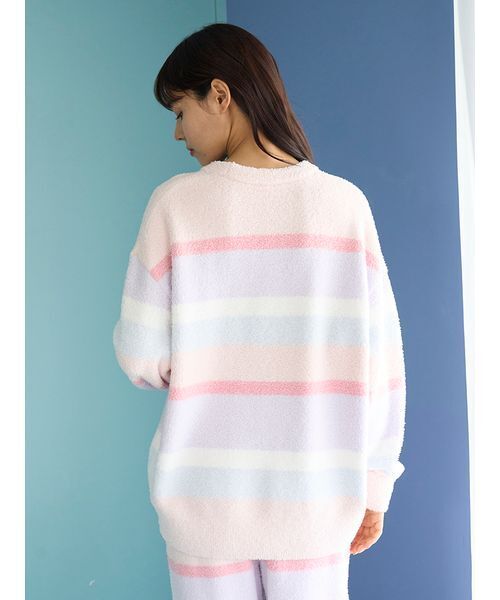 セール】ベビモコカラフルボーダープルオーバー（ルームウェア