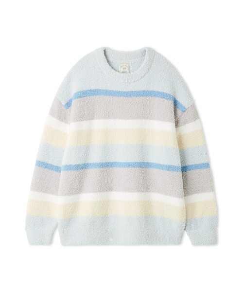 セール】ベビモコカラフルボーダープルオーバー（ルームウェア