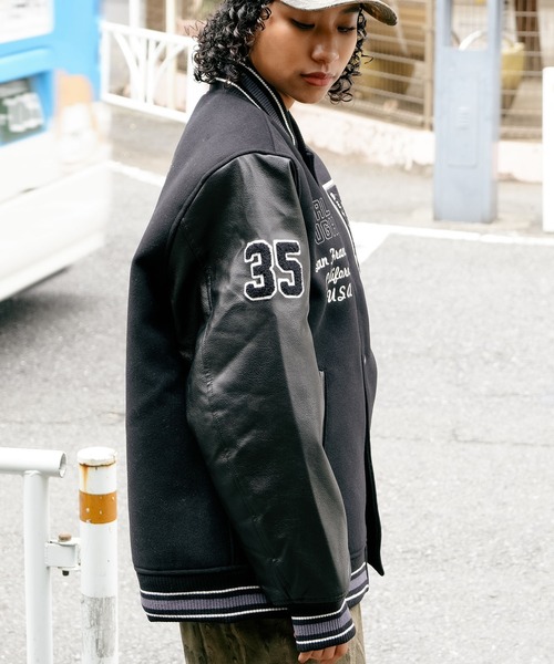 BEN DAVIS(ベンデイビス)の「【BEN DAVIS/ベンデイビス】フェイクメルトンスタジャン アワードジャケット 中綿 防寒(スタジャン・メンズ・その他1/その他・MEDIUM/LARGE/X-LARGE)」の21枚目の写真