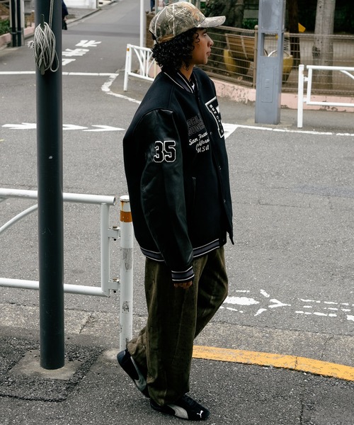 BEN DAVIS(ベンデイビス)の「【BEN DAVIS/ベンデイビス】フェイクメルトンスタジャン アワードジャケット 中綿 防寒(スタジャン・メンズ・その他1/その他・MEDIUM/LARGE/X-LARGE)」の16枚目の写真