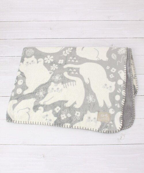 あったか】にゃふにゃふ ひざ掛け アンミーナ（ブランケット）｜one