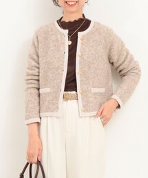 MICO COULIER | ブークレーニット クルーネックカーディガン(ニット/セーター)