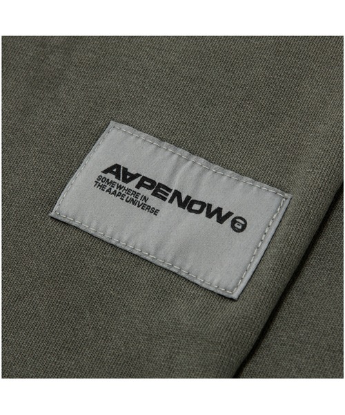 AAPE BY A BATHING APE（エーエイプバイアベイシングエイプ）の「AAPE NOW SWEAT PANTS（スウェットパンツ・メンズ・ライトブラック/カーキ・MEDIUM/LARGE/SMALL/XX-LARGE/X-LARGE）」の4枚目の写真