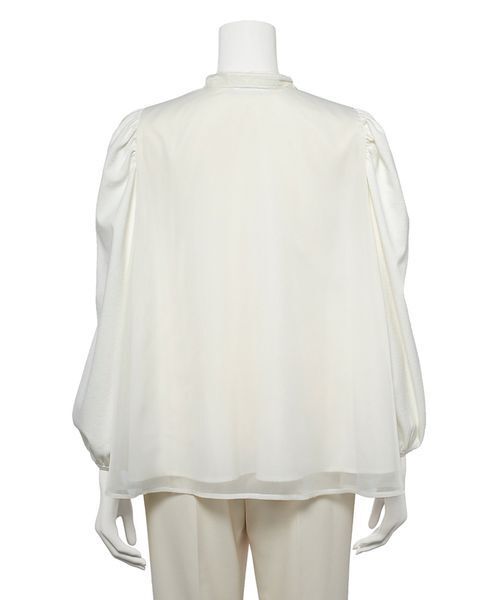 セール】ニットコンビレイヤードフレアブラウス（シャツ/ブラウス