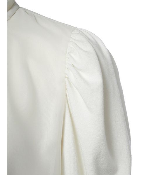 セール】ニットコンビレイヤードフレアブラウス（シャツ/ブラウス