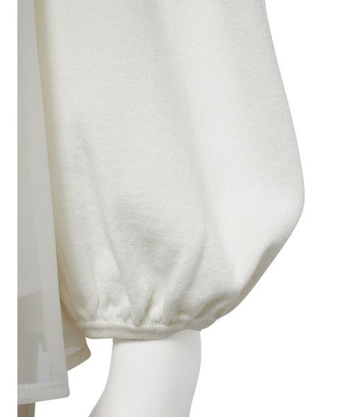 セール】ニットコンビレイヤードフレアブラウス（シャツ/ブラウス