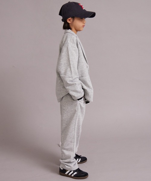 PAIRMANON STREET（ペアマノンストリート）の「【マルチファンクション】速乾 裏毛 ジャケット セットアップ【PAIRMANON STREET】（セットアップ・キッズ・ネイビー/グレー・100/110/120/130/140/150/160）」の3枚目の写真